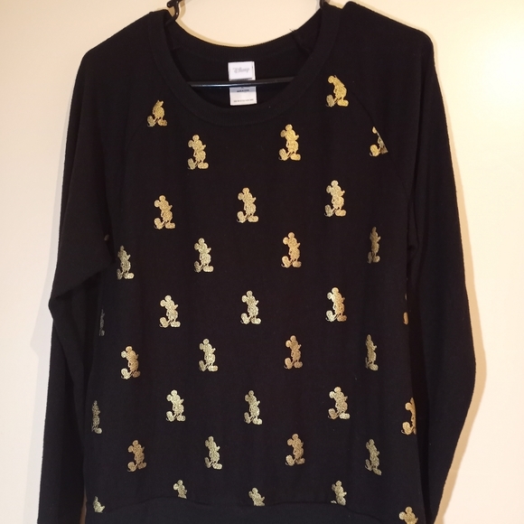 DISNEY  Sweater  Long-Sleeve Kids Girl  size XL Black - Picture 1 of 7